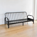 Adjustable Black Metal Sofa Frame - back view