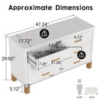 Double 6-Drawer Dresser - leg detail