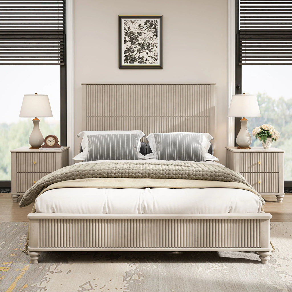 3-Piece Bedroom Set - slat detail