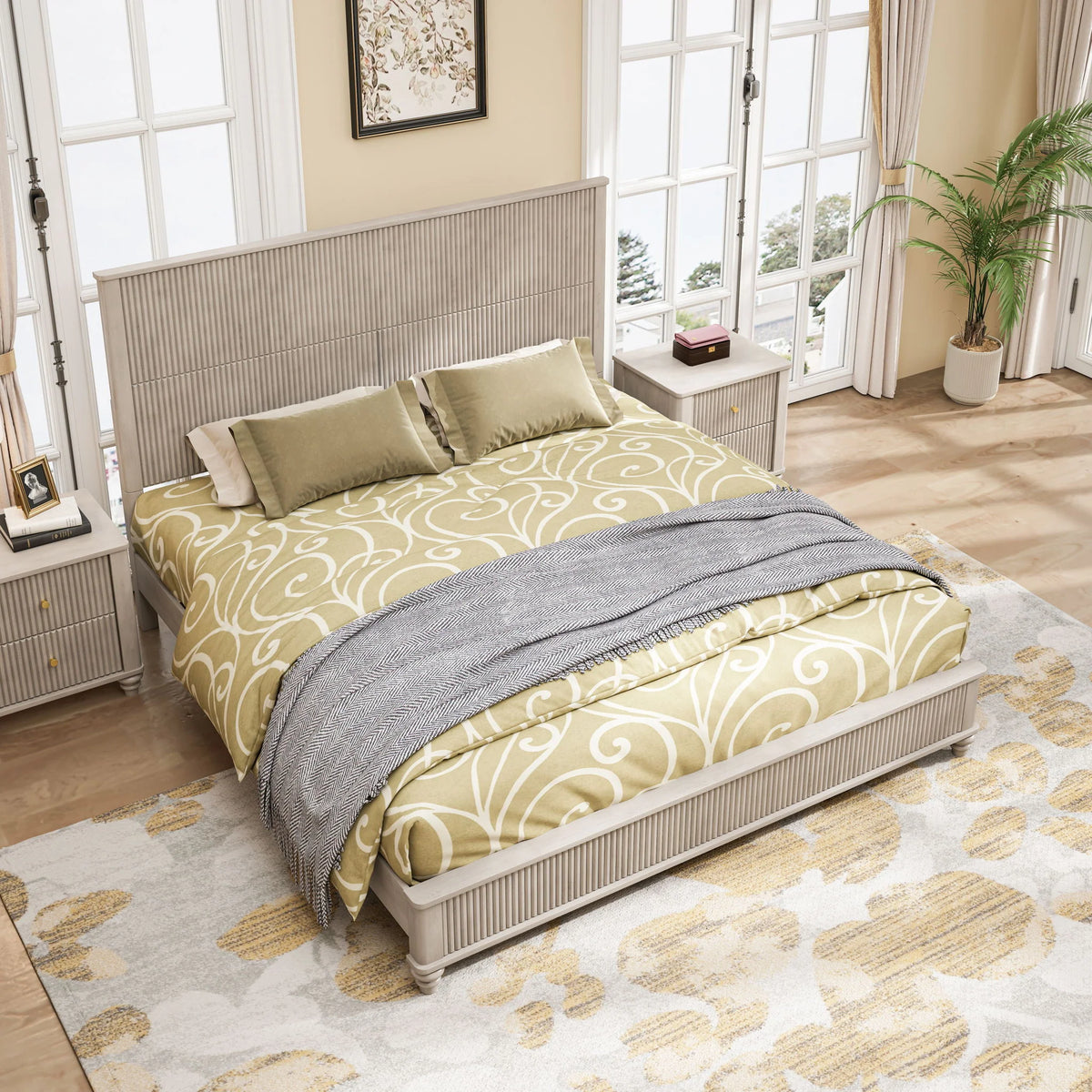 3-Piece Bedroom Set - full room view